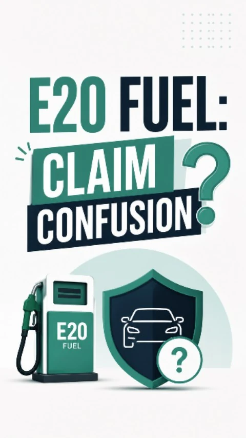 Cover frame for SYNOVA Reel: E20 fuel, insurance claims and policy clarity